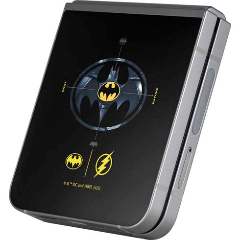 DC Comics The Flash Movie: Batman Multiverse Logos Galaxy Z Flip6 Skin