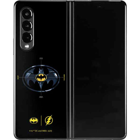 DC Comics The Flash Movie: Batman Multiverse Logos Galaxy Z Fold3 5G Skin