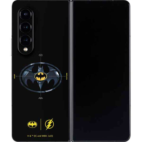 DC Comics The Flash Movie: Batman Multiverse Logos Galaxy Z Fold4 5G Skin