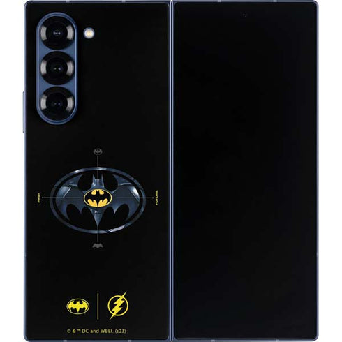 DC Comics The Flash Movie: Batman Multiverse Logos Galaxy Z Fold6 Skin