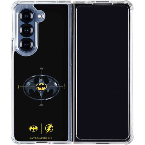 DC Comics The Flash Movie: Batman Multiverse Logos Galaxy Z Fold7 Clear Case