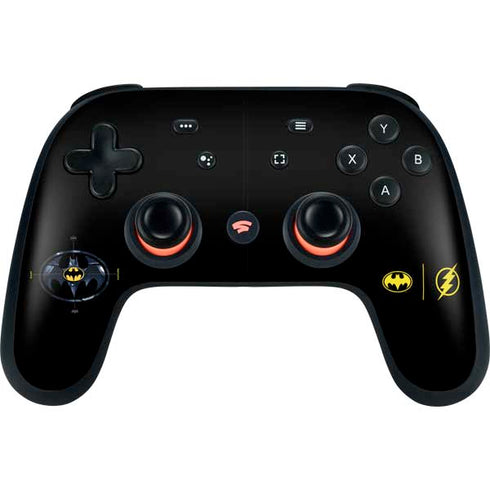 DC Comics The Flash Movie: Batman Multiverse Logos Google Stadia Controller Skin