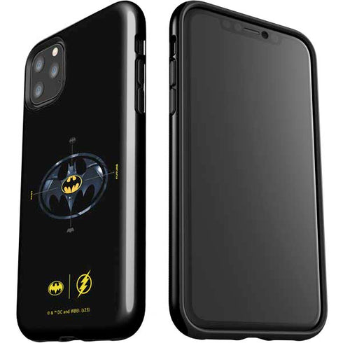 DC Comics The Flash Movie: Batman Multiverse Logos iPhone 11 Pro Max Impact Case