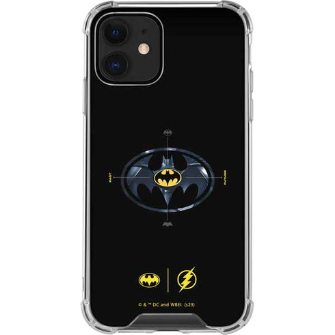 DC Comics The Flash Movie: Batman Multiverse Logos iPhone 12 Clear Case