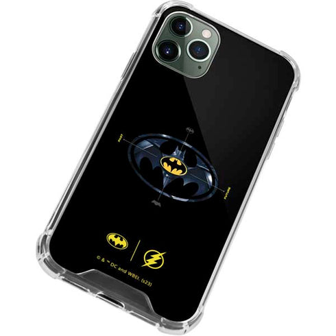 DC Comics The Flash Movie: Batman Multiverse Logos iPhone 12 Pro Max Clear Case