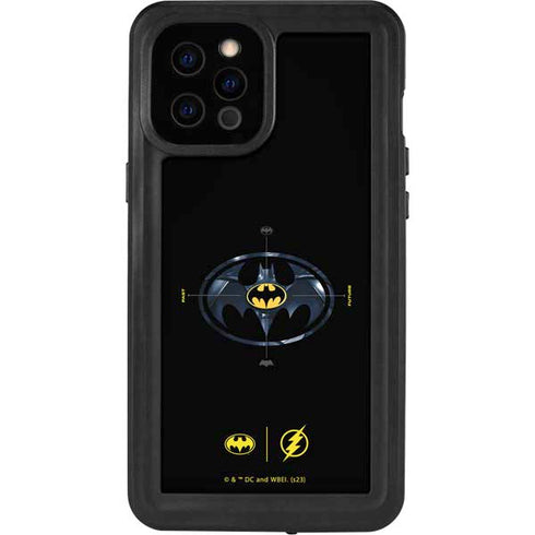 DC Comics The Flash Movie: Batman Multiverse Logos iPhone 12 Pro Max Waterproof Case