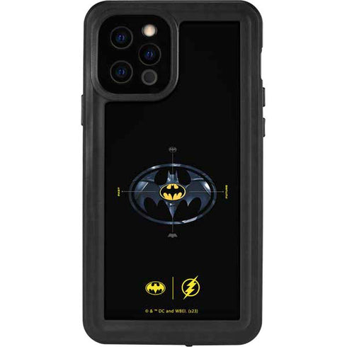 DC Comics The Flash Movie: Batman Multiverse Logos iPhone 12 Pro Waterproof Case