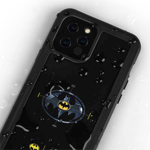 DC Comics The Flash Movie: Batman Multiverse Logos iPhone 12 Pro Waterproof Case