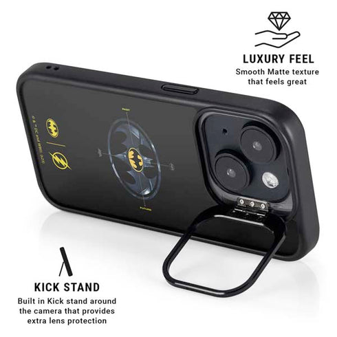 DC Comics The Flash Movie: Batman Multiverse Logos iPhone 13 Kickstand Case