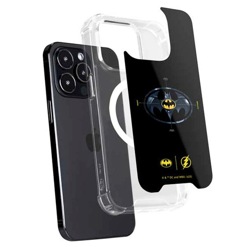 DC Comics The Flash Movie: Batman Multiverse Logos iPhone 13 Pro MagSafe Case