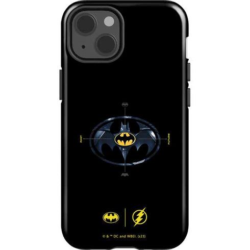 DC Comics The Flash Movie: Batman Multiverse Logos iPhone 14 Impact Case