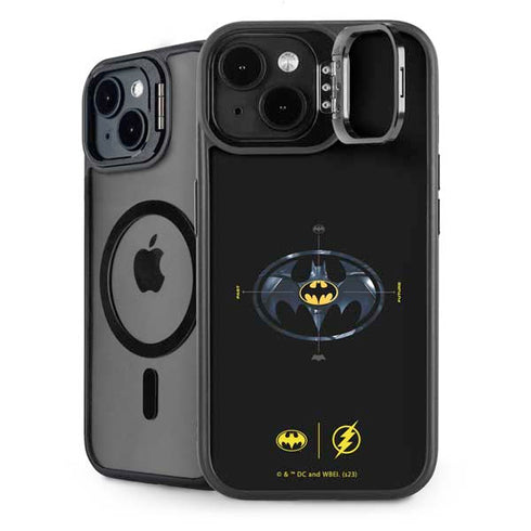 DC Comics The Flash Movie: Batman Multiverse Logos iPhone 14 Plus Kickstand Case