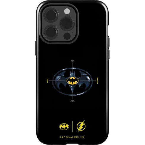 DC Comics The Flash Movie: Batman Multiverse Logos iPhone 15 Pro Impact Case