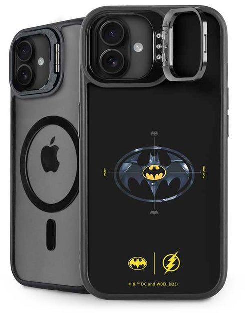 DC Comics The Flash Movie: Batman Multiverse Logos iPhone 16 Kickstand Case