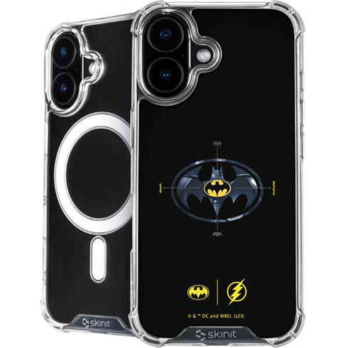 DC Comics The Flash Movie: Batman Multiverse Logos iPhone 16 MagSafe Case