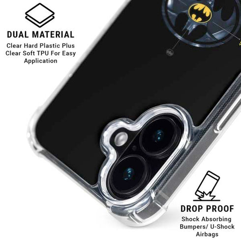 DC Comics The Flash Movie: Batman Multiverse Logos iPhone 16 MagSafe Case