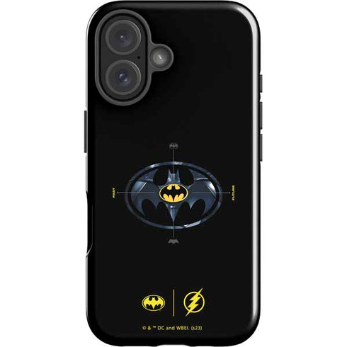 DC Comics The Flash Movie: Batman Multiverse Logos iPhone 16 Plus Impact Case