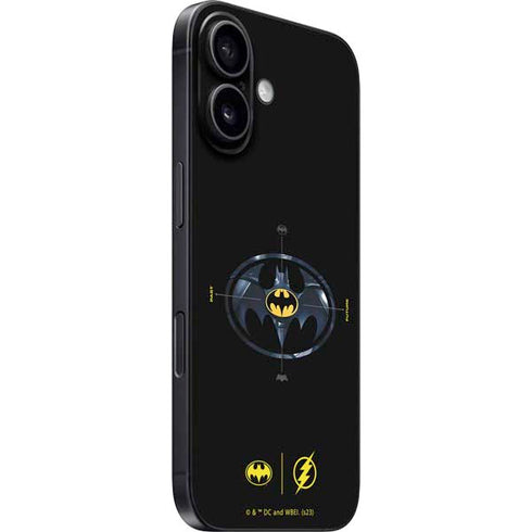 DC Comics The Flash Movie: Batman Multiverse Logos iPhone 16 Plus Skin