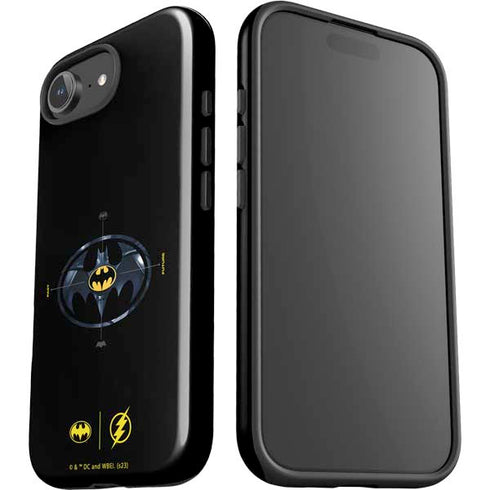 DC Comics The Flash Movie: Batman Multiverse Logos iPhone 16e Impact Case