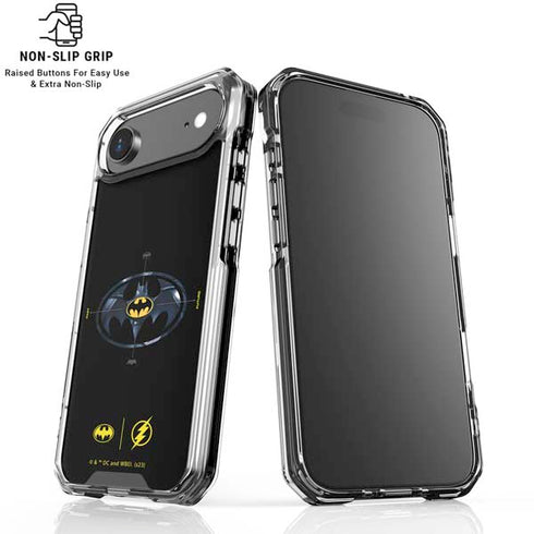DC Comics The Flash Movie: Batman Multiverse Logos iPhone 17 Air Clear Case