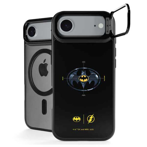 DC Comics The Flash Movie: Batman Multiverse Logos iPhone 17 Air Kickstand Case