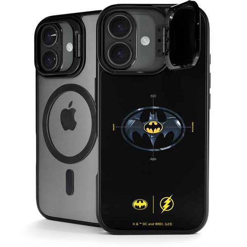 DC Comics The Flash Movie: Batman Multiverse Logos iPhone 17 Kickstand Case