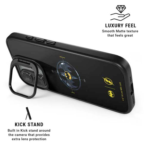 DC Comics The Flash Movie: Batman Multiverse Logos iPhone 17 Kickstand Case