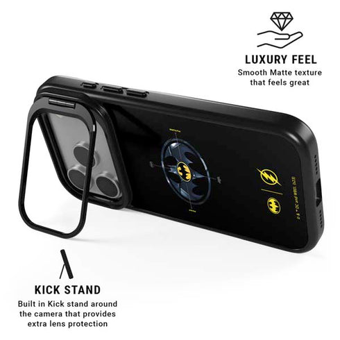 DC Comics The Flash Movie: Batman Multiverse Logos iPhone 17 Pro Kickstand Case