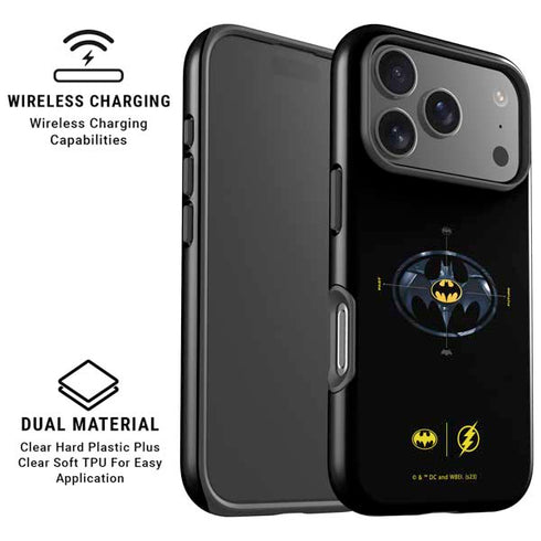 DC Comics The Flash Movie: Batman Multiverse Logos iPhone 17 Pro Magsafe Impact Case