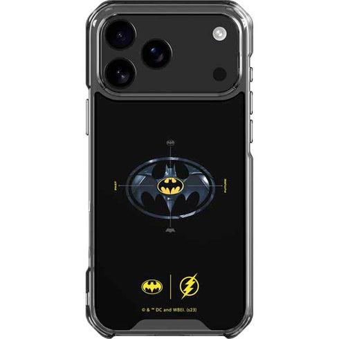 DC Comics The Flash Movie: Batman Multiverse Logos iPhone 17 Pro Max Clear Case