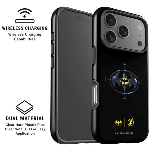 DC Comics The Flash Movie: Batman Multiverse Logos iPhone 17 Pro Max Magsafe Impact Case