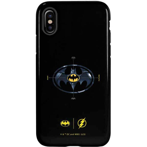 DC Comics The Flash Movie: Batman Multiverse Logos iPhone X Pro Case