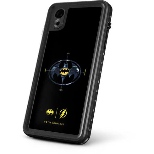 DC Comics The Flash Movie: Batman Multiverse Logos iPhone XR Waterproof Case