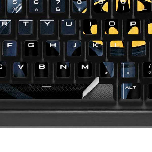 DC Comics The Flash Movie: Batman Multiverse Logos K95 RGB PLATINUM Mechanical Gaming Keyboard Skin