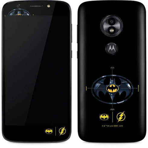 DC Comics The Flash Movie: Batman Multiverse Logos Moto E5 Play Skin
