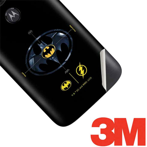 DC Comics The Flash Movie: Batman Multiverse Logos Moto E5 Play Skin