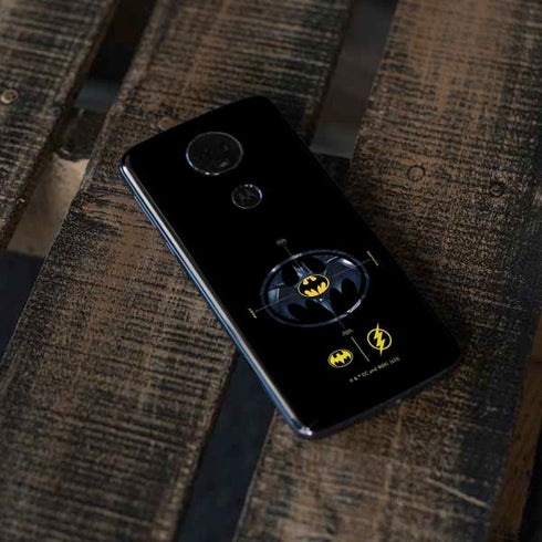 DC Comics The Flash Movie: Batman Multiverse Logos Moto E5 Plus Skin