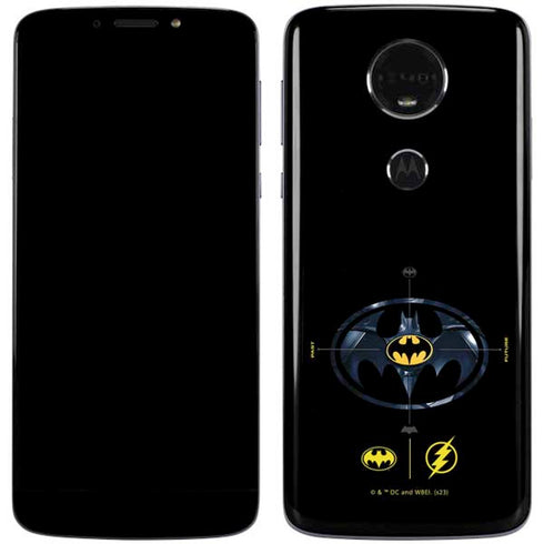 DC Comics The Flash Movie: Batman Multiverse Logos Moto E5 Plus Skin