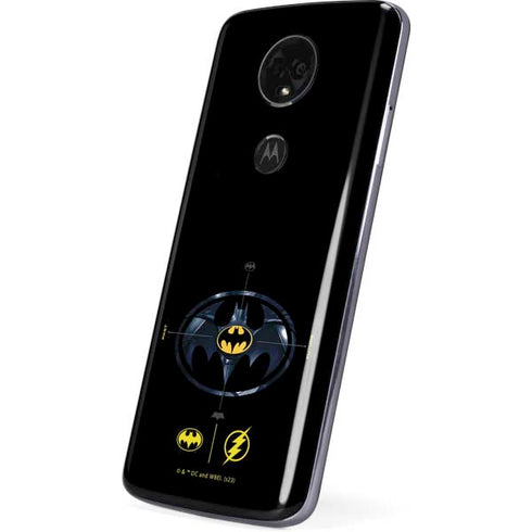 DC Comics The Flash Movie: Batman Multiverse Logos Moto E5 Plus Skin