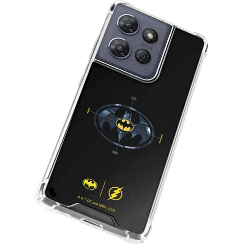 DC Comics The Flash Movie: Batman Multiverse Logos Moto G 5G (2025) Clear Case