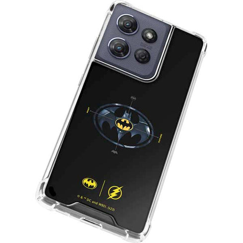 DC Comics The Flash Movie: Batman Multiverse Logos Moto G Play 5G (2025) Clear Case