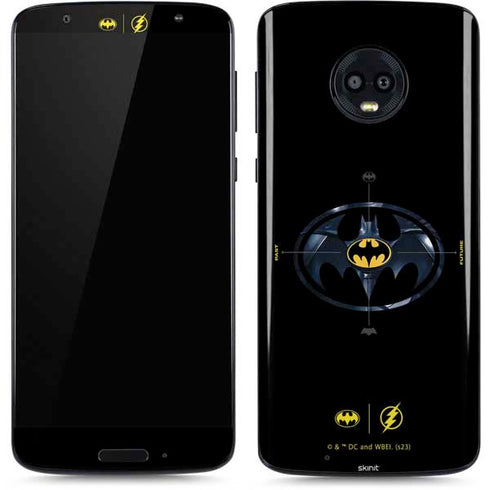 DC Comics The Flash Movie: Batman Multiverse Logos Moto G6 Skin