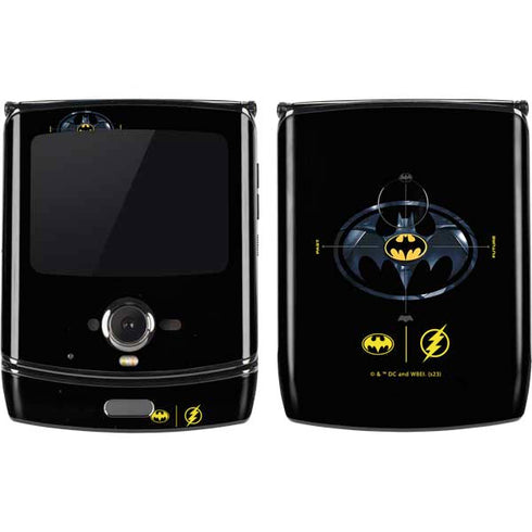 DC Comics The Flash Movie: Batman Multiverse Logos Motorola RAZR Skin
