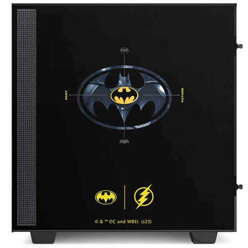 DC Comics The Flash Movie: Batman Multiverse Logos NZXT H510 Compact ATX Mid-Tower Case Skin