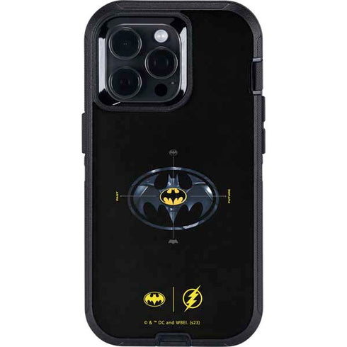 DC Comics The Flash Movie: Batman Multiverse Logos Otterbox Defender iPhone Skin