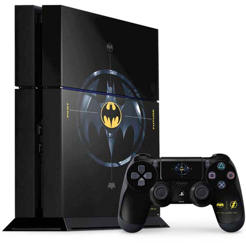 DC Comics The Flash Movie: Batman Multiverse Logos PS4 Console and Controller Bundle Skin
