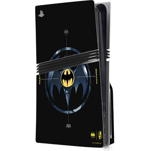 DC Comics The Flash Movie: Batman Multiverse Logos PS5 Pro Disk Console Skin