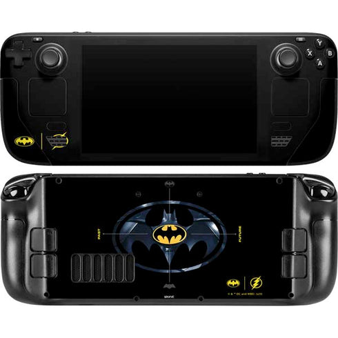 DC Comics The Flash Movie: Batman Multiverse Logos Steam Deck Handheld Gaming Computer OLED Skin