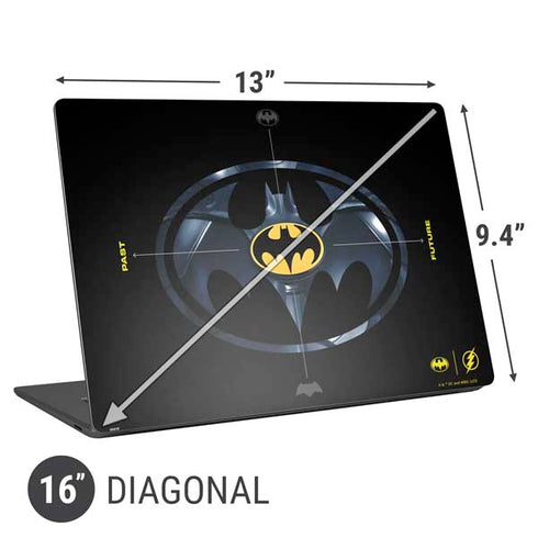 DC Comics The Flash Movie: Batman Multiverse Logos Universal Laptop 16in (13 x 9.4in) Skin