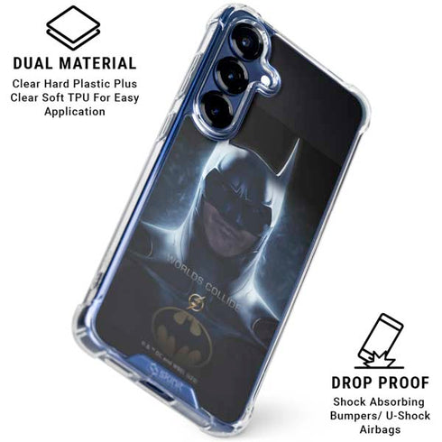 DC Comics The Flash Movie: Batman Poster Galaxy S25 Plus Clear Case